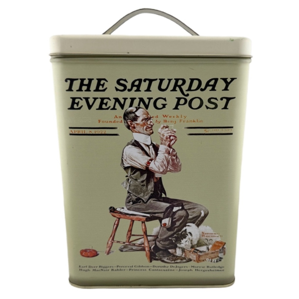 Norman Rockwell Decorative Sewing Tin